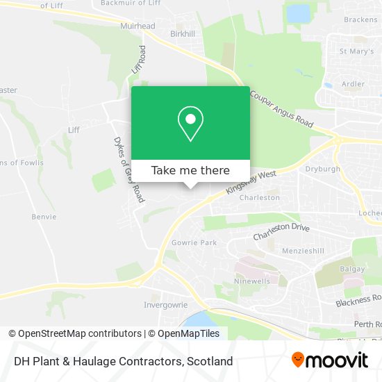 DH Plant & Haulage Contractors map
