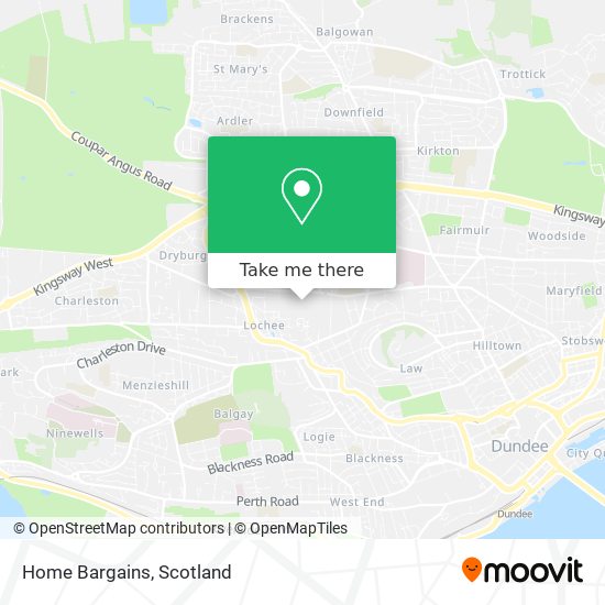 Home Bargains map