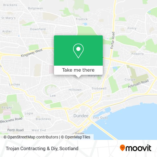 Trojan Contracting & Diy map