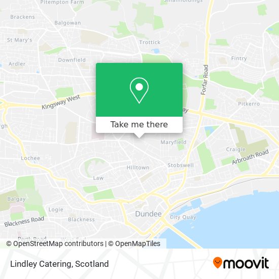 Lindley Catering map
