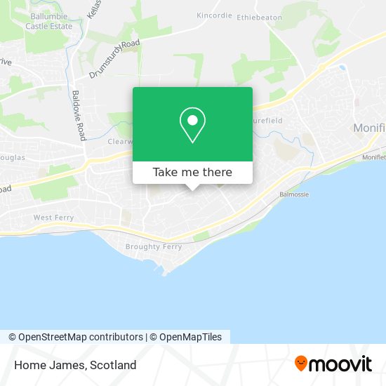 Home James map