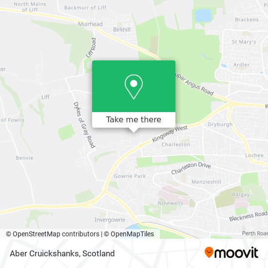 Aber Cruickshanks map