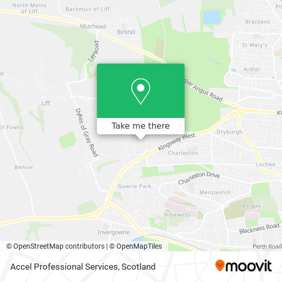 Accel Professional Services map