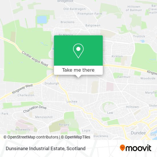 Dunsinane Industrial Estate map