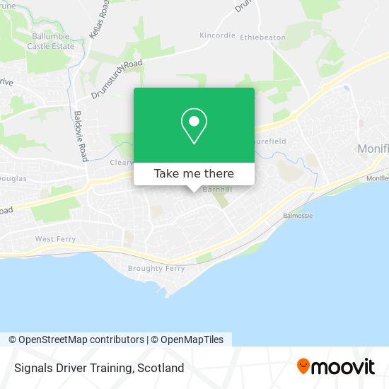 Signals Driver Training map
