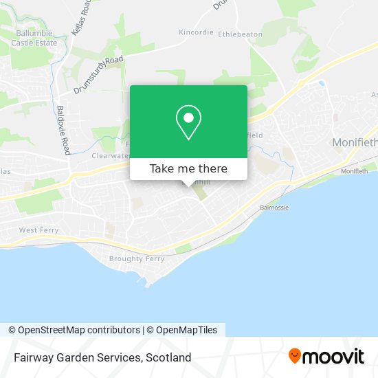 Fairway Garden Services map