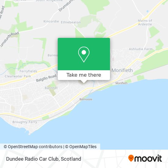 Dundee Radio Car Club map