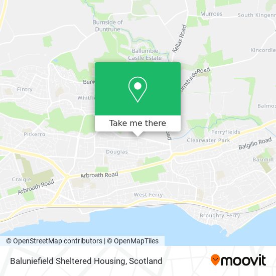 Baluniefield Sheltered Housing map