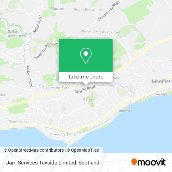 Jam Services Tayside Limited map
