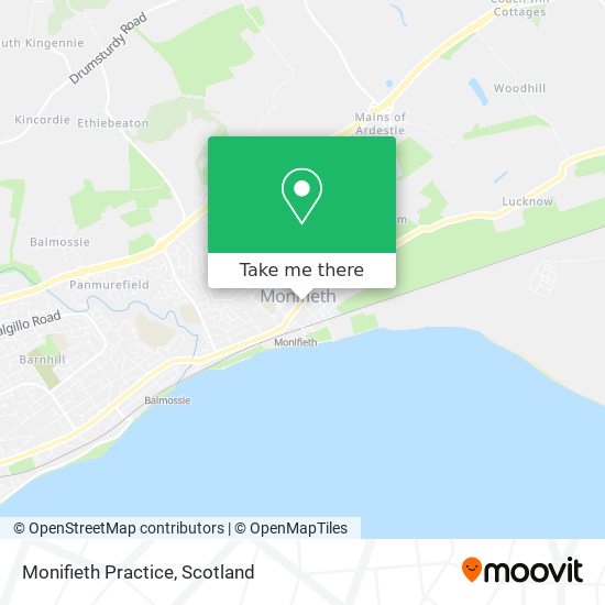 Monifieth Practice map