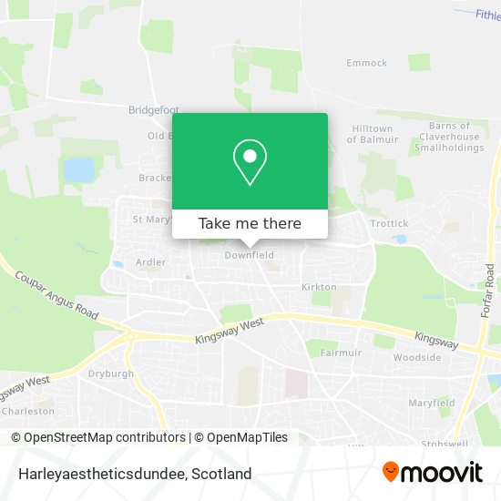 Harleyaestheticsdundee map