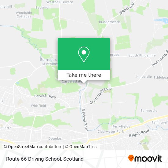 Route 66 Driving School map