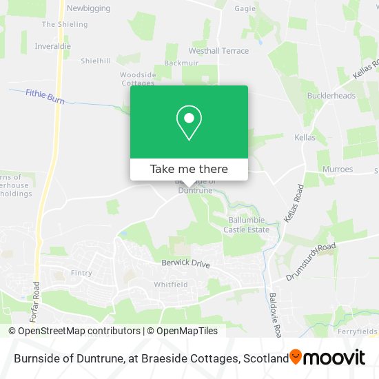 Burnside of Duntrune, at Braeside Cottages map