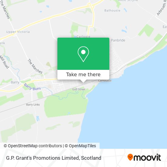 G.P. Grant's Promotions Limited map