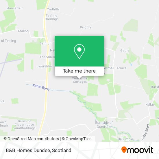 B&B Homes Dundee map