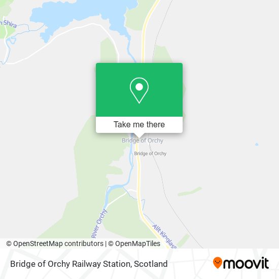 Bridge of Orchy Railway Station map