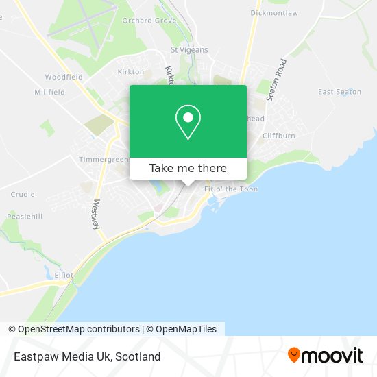 Eastpaw Media Uk map