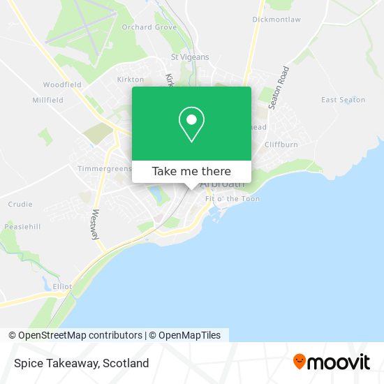 Spice Takeaway map