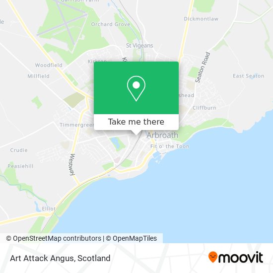 Art Attack Angus map
