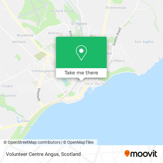 Volunteer Centre Angus map