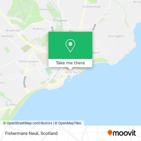 Fishermans Neuk map