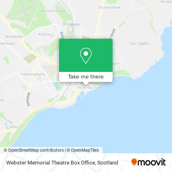 Webster Memorial Theatre Box Office map