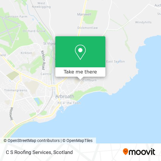 C S Roofing Services map