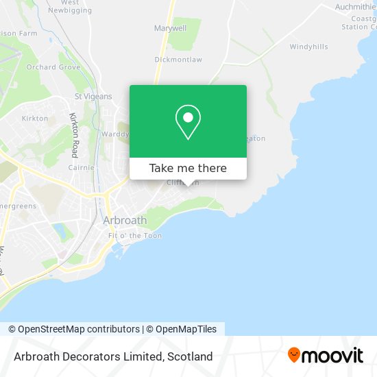 Arbroath Decorators Limited map