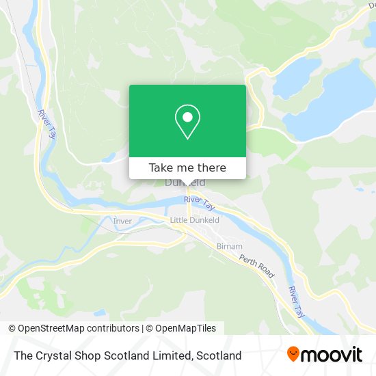 The Crystal Shop Scotland Limited map