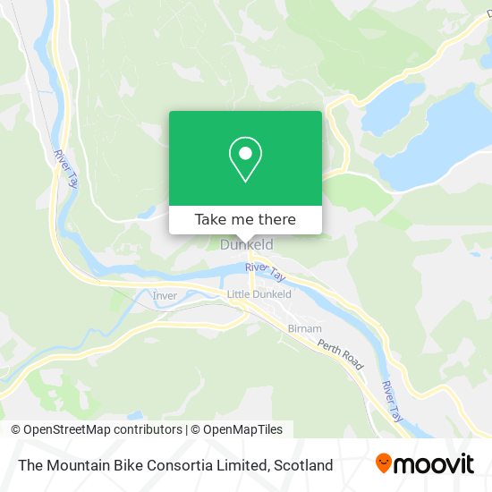 The Mountain Bike Consortia Limited map