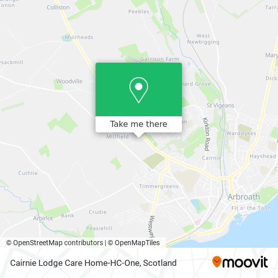 Cairnie Lodge Care Home-HC-One map