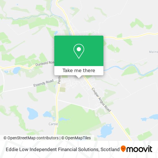 Eddie Low Independent Financial Solutions map