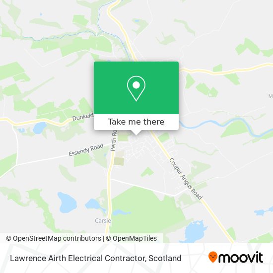 Lawrence Airth Electrical Contractor map