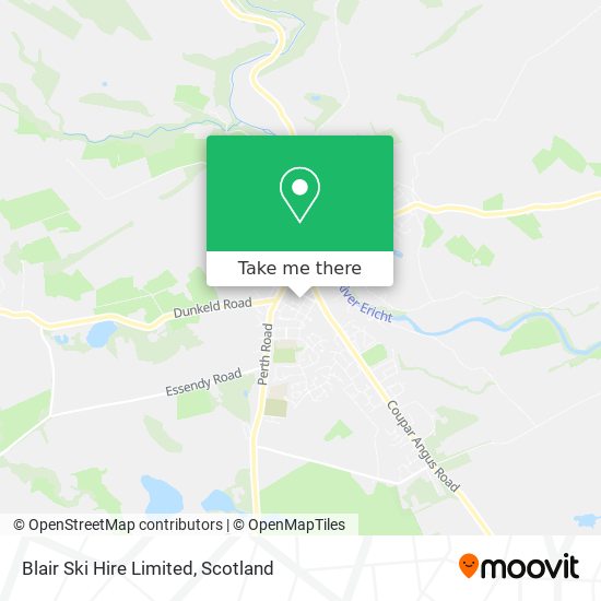 Blair Ski Hire Limited map