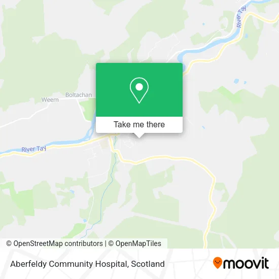 Aberfeldy Community Hospital map