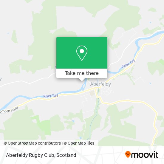 Aberfeldy Rugby Club map