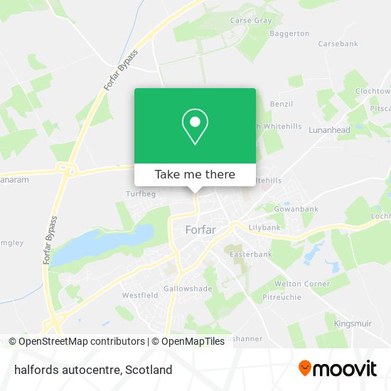 halfords autocentre map