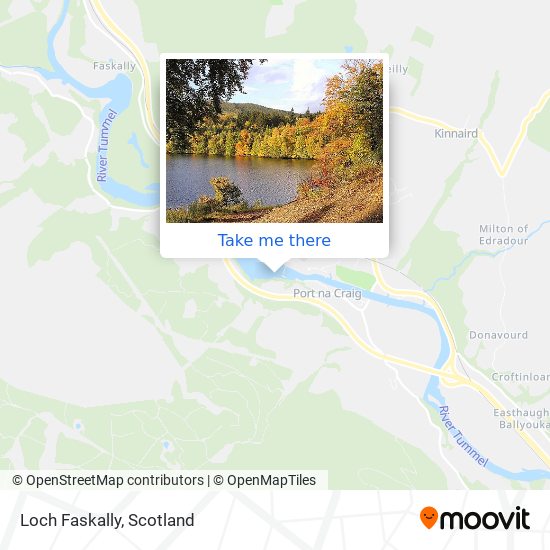 Loch Faskally map
