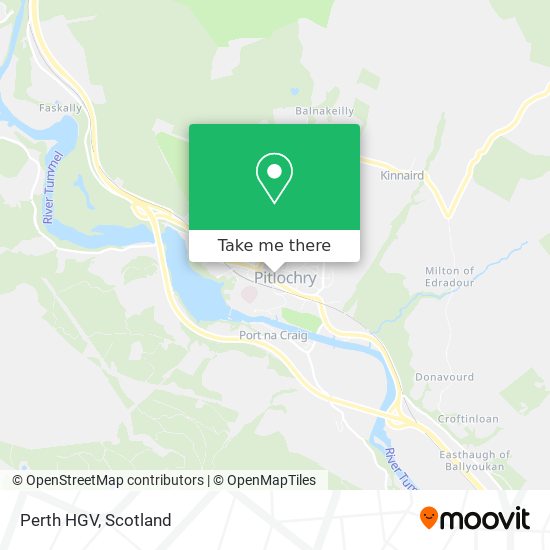 Perth HGV map