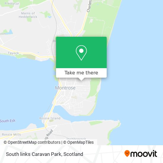 South links Caravan Park map