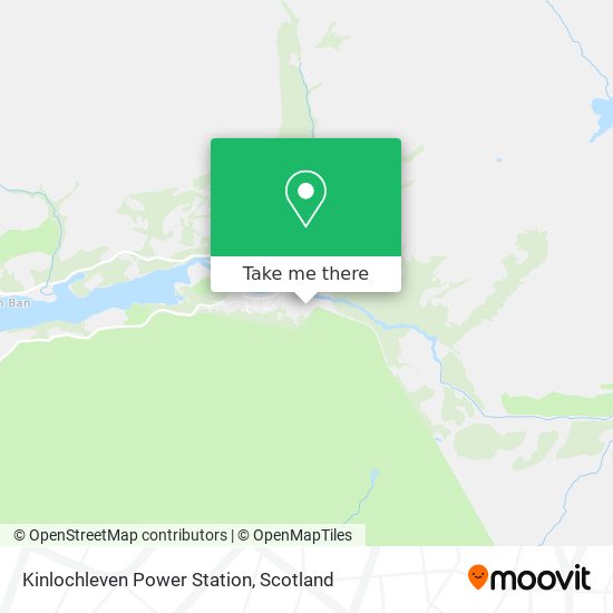 Kinlochleven Power Station map