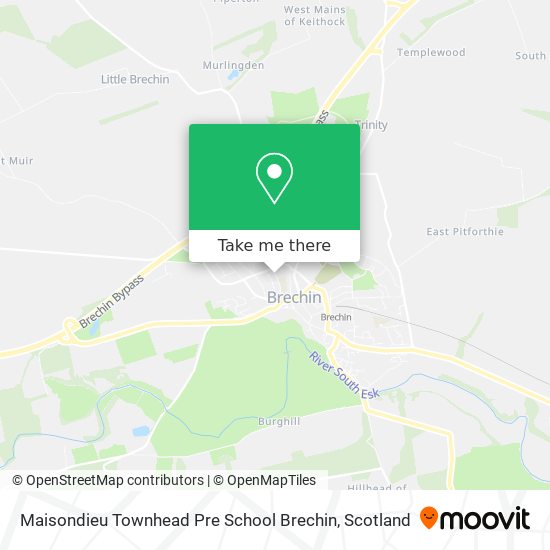 Maisondieu Townhead Pre School Brechin map