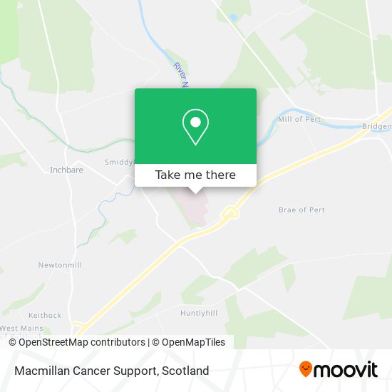 Macmillan Cancer Support map