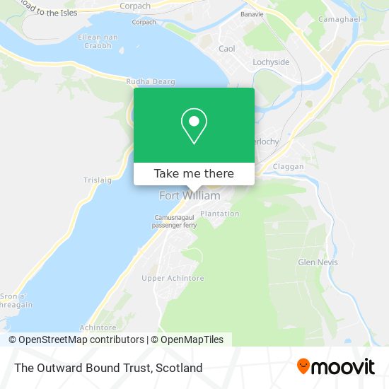 The Outward Bound Trust map