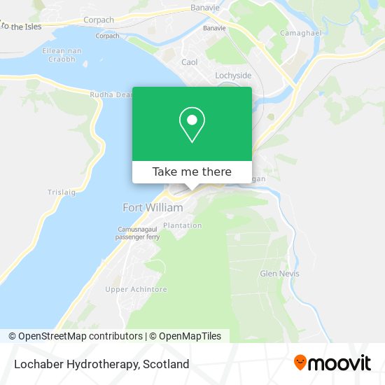 Lochaber Hydrotherapy map