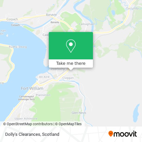 Dolly's Clearances map