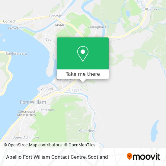 Abellio Fort William Contact Centre map