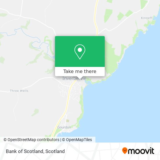 Bank of Scotland map