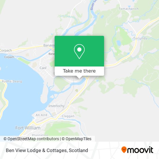 Ben View Lodge & Cottages map