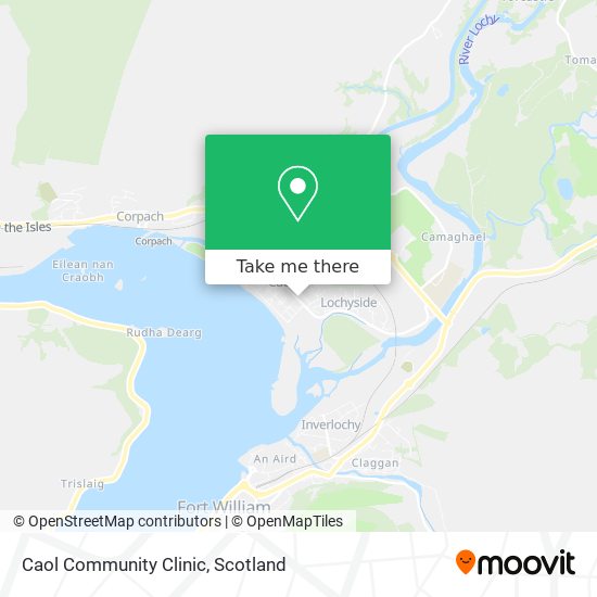 Caol Community Clinic map